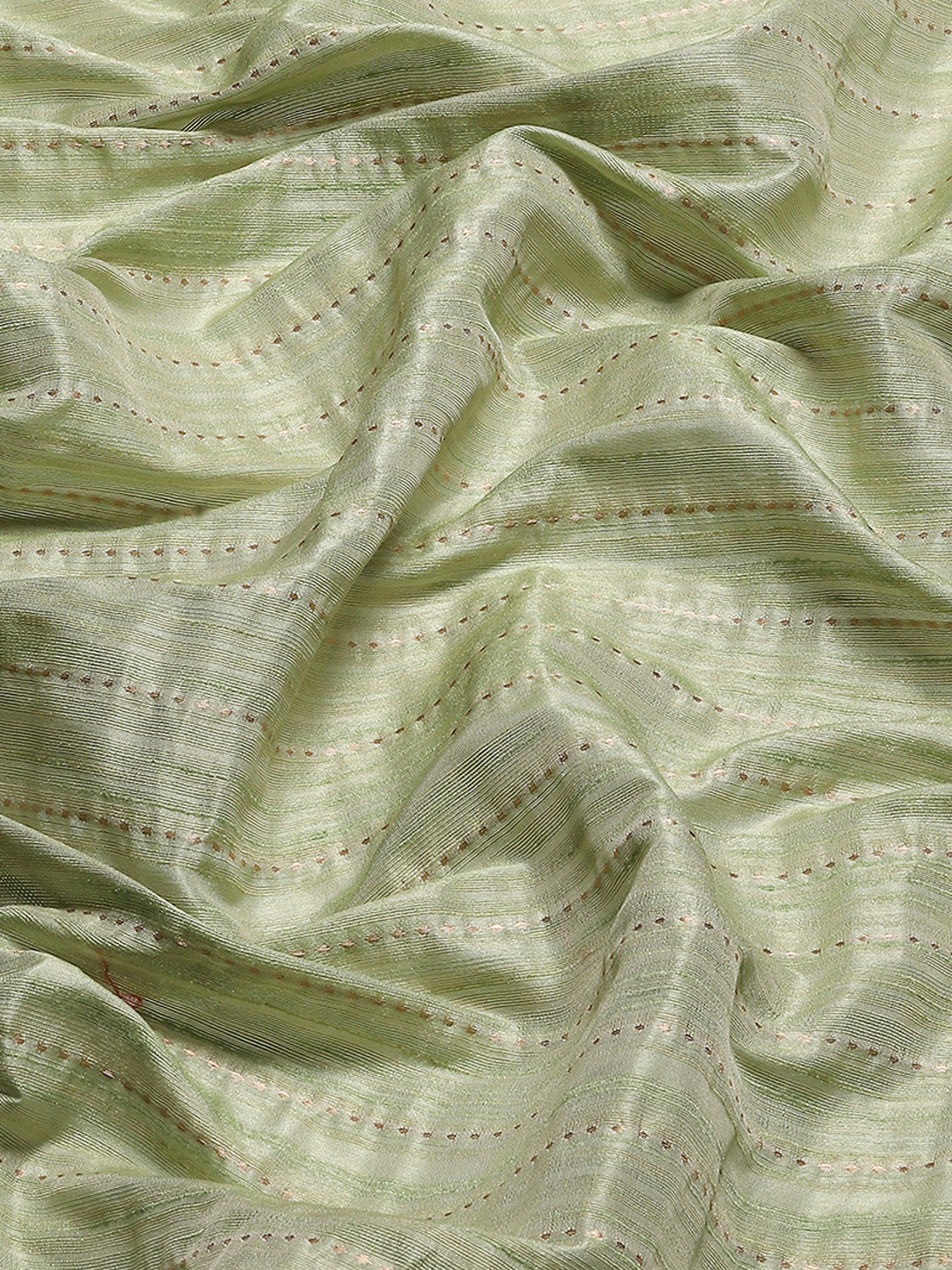 Embroidered Border Booti Art Silk Saree