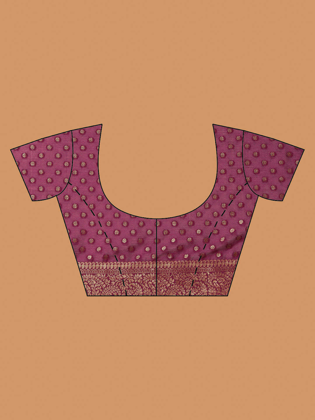 Zari Border Woven Chiffon Saree