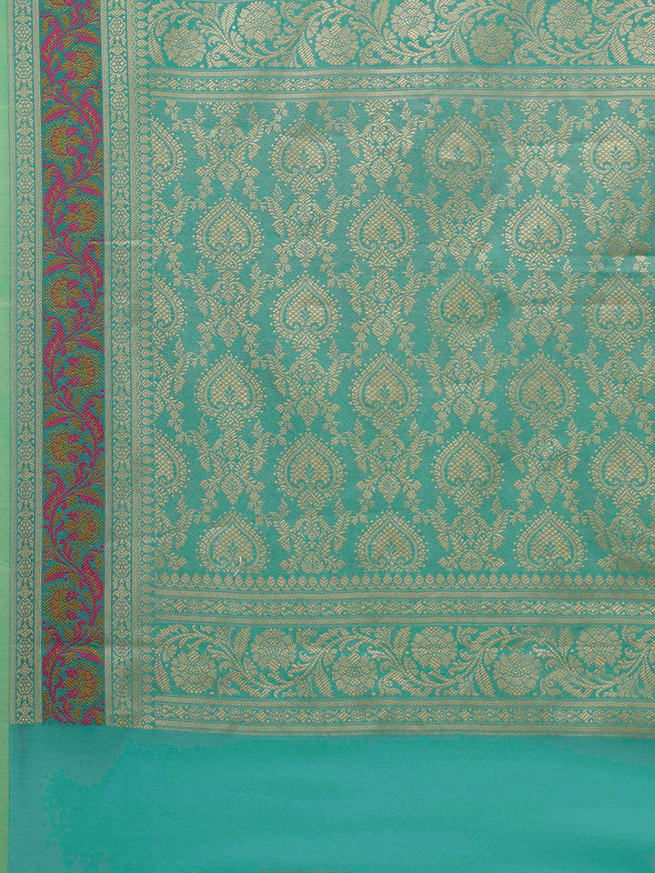 Resham Woven Design Cotton Blend Woven Saree