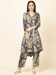 Printed Cotton Kurta Set