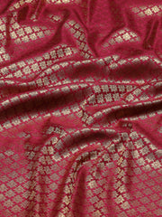 Zari Jaal Brocade Handloom Woven Saree