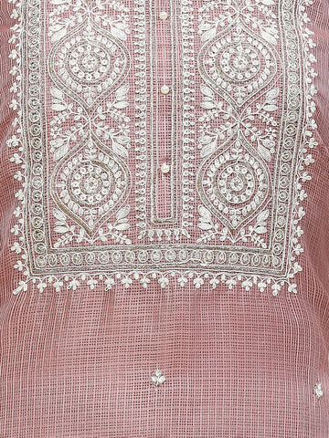 Neck Embroidery Unstitched Suit Material