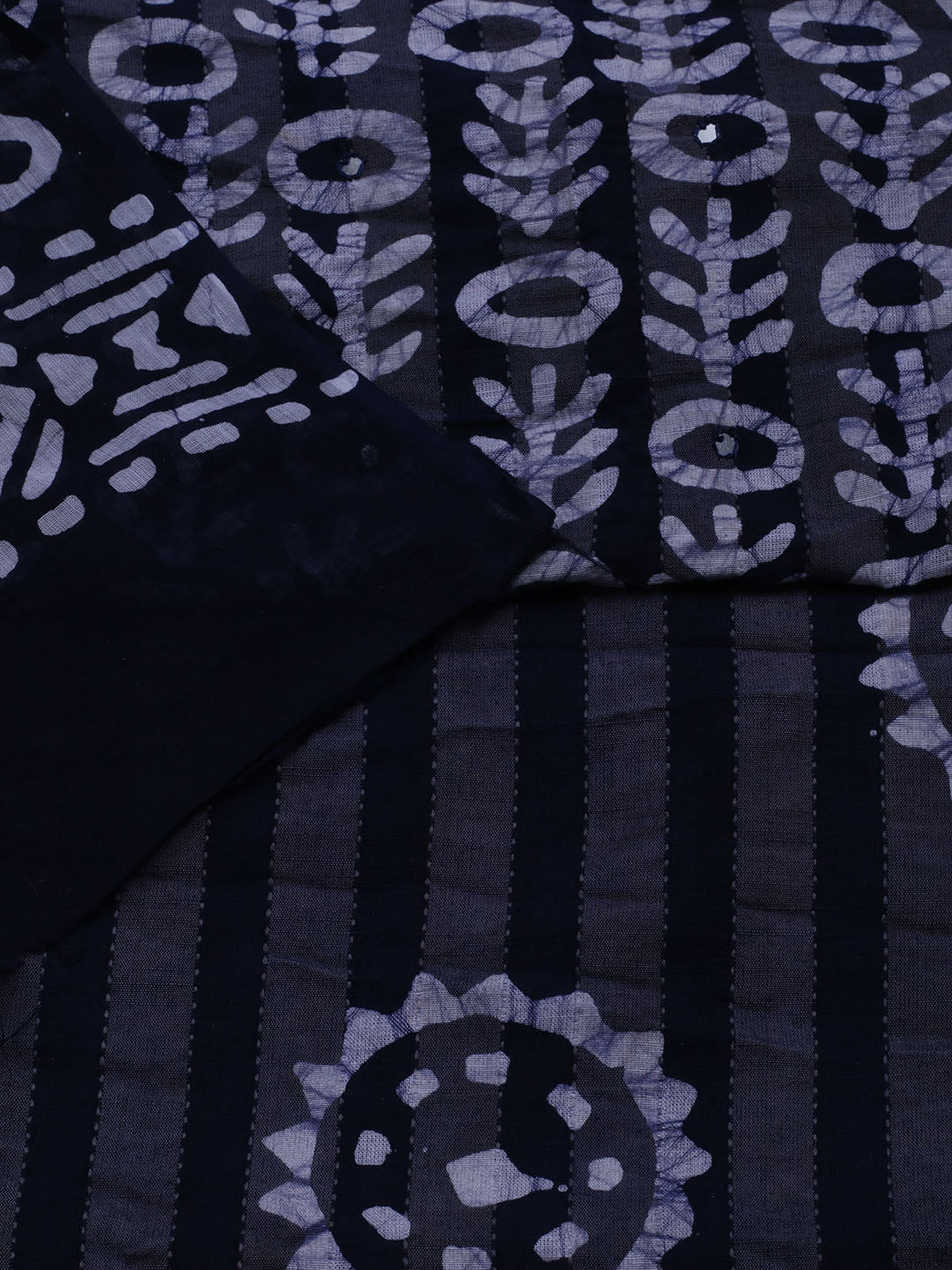 Printed Cotton Blend Unstitched Suit With Dupatta