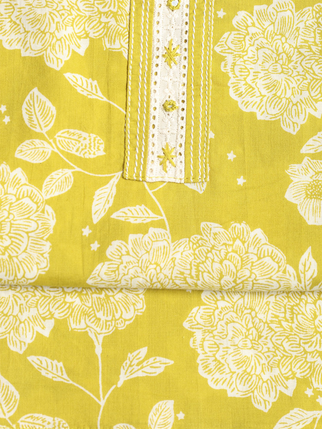 Printed Cotton Printed Unstitched Suit With Dupatta