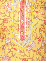 Printed Cotton Unstitched Suit Piece With Dupatta