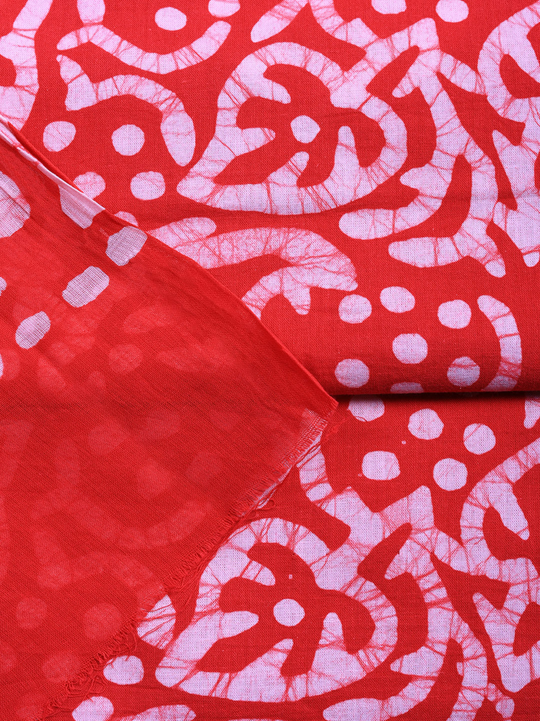 Printed Cotton Blend Unstitched Suit With Pant &amp; Dupatta