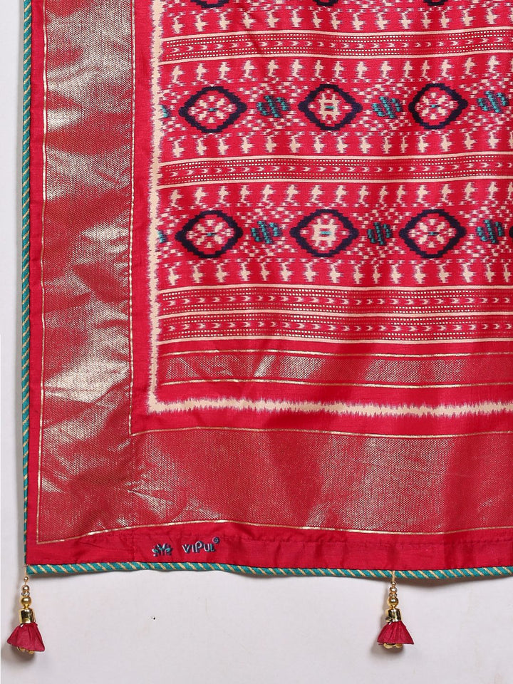 Digital Printed Art Silk Saree