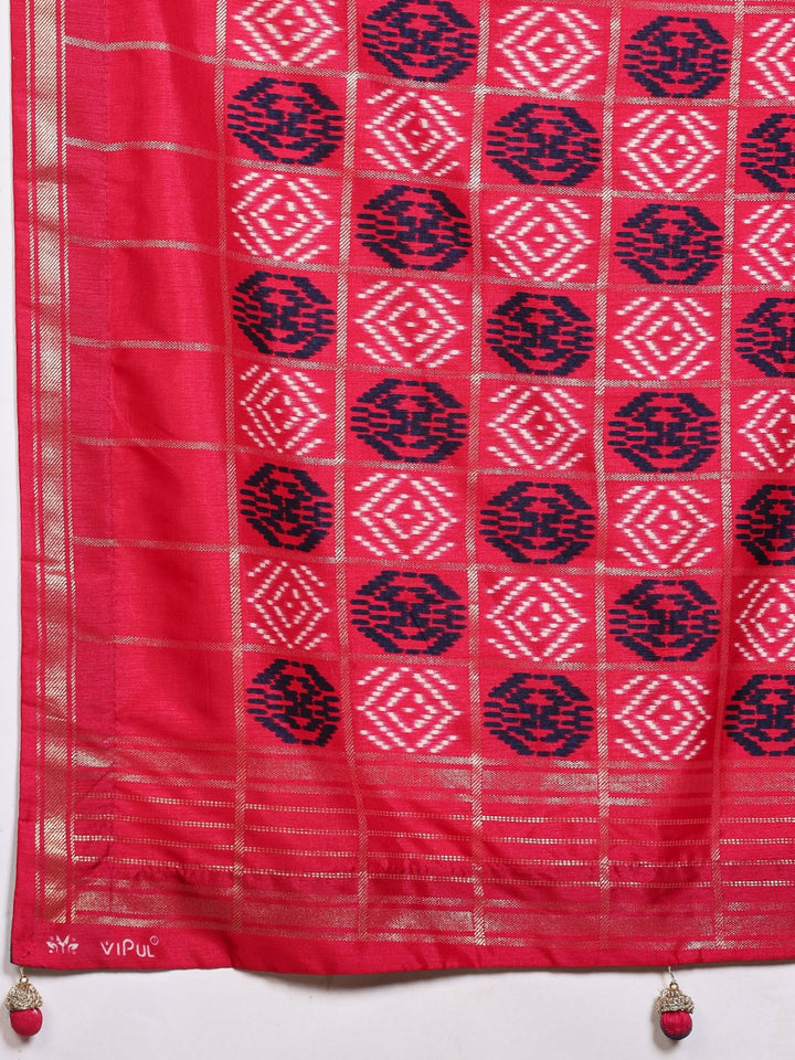 Digital Printed Art Silk Saree