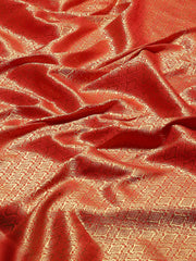 Zari Jaal Woven Art Silk Saree