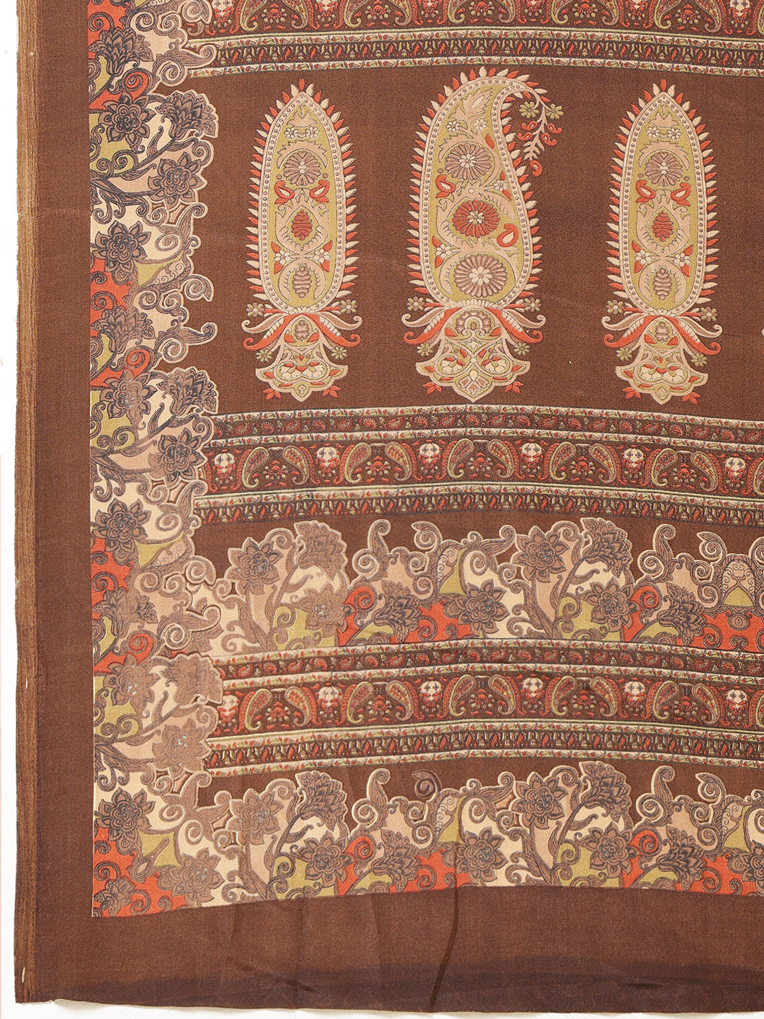 Digital Printed Crepe Saree