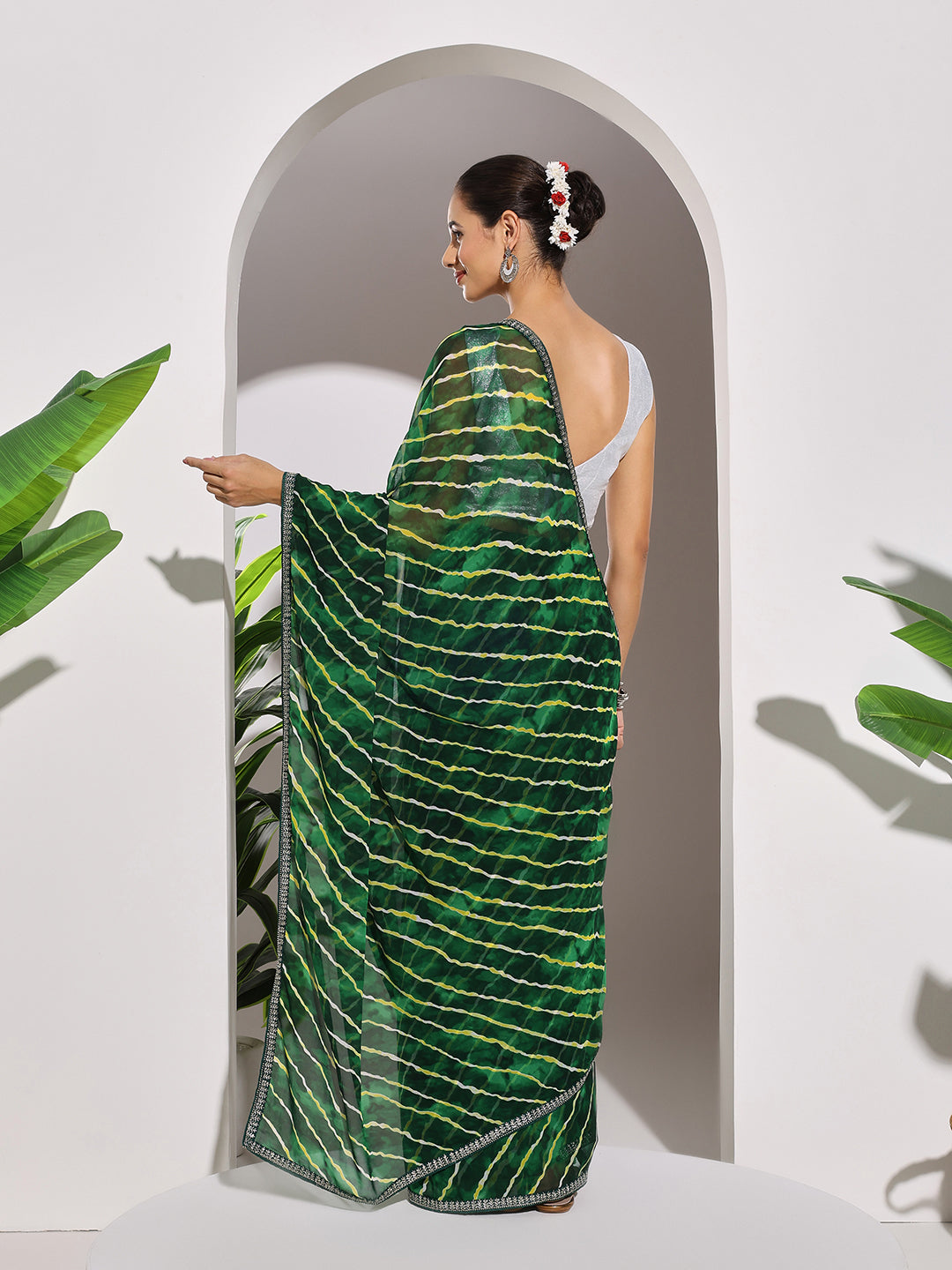 Printed Georgette Saree