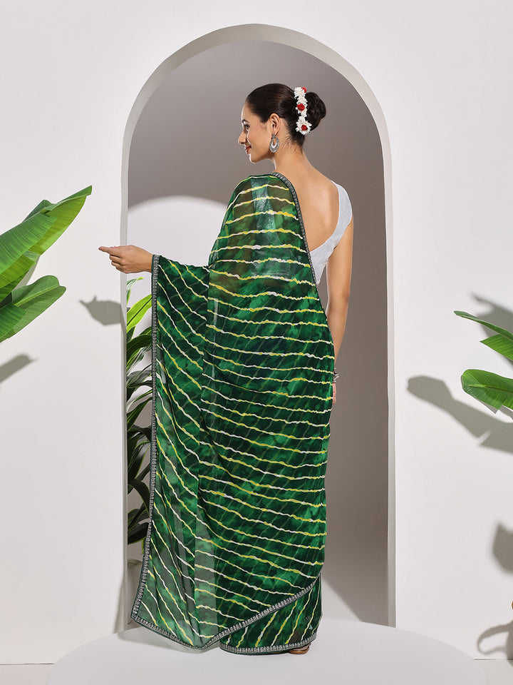 Printed Georgette Saree