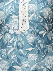 Printed Cotton Unstitched Suit With Dupatta