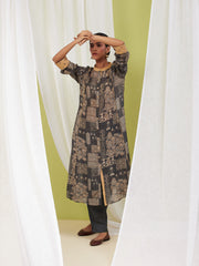 Printed Cotton Kurta With Pants