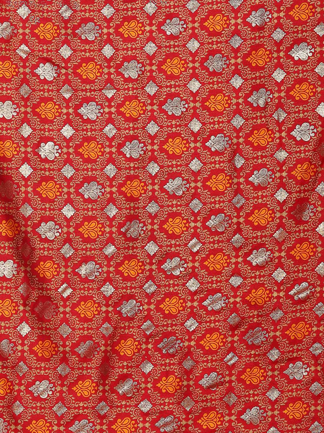 Digital Print Art Silk Saree