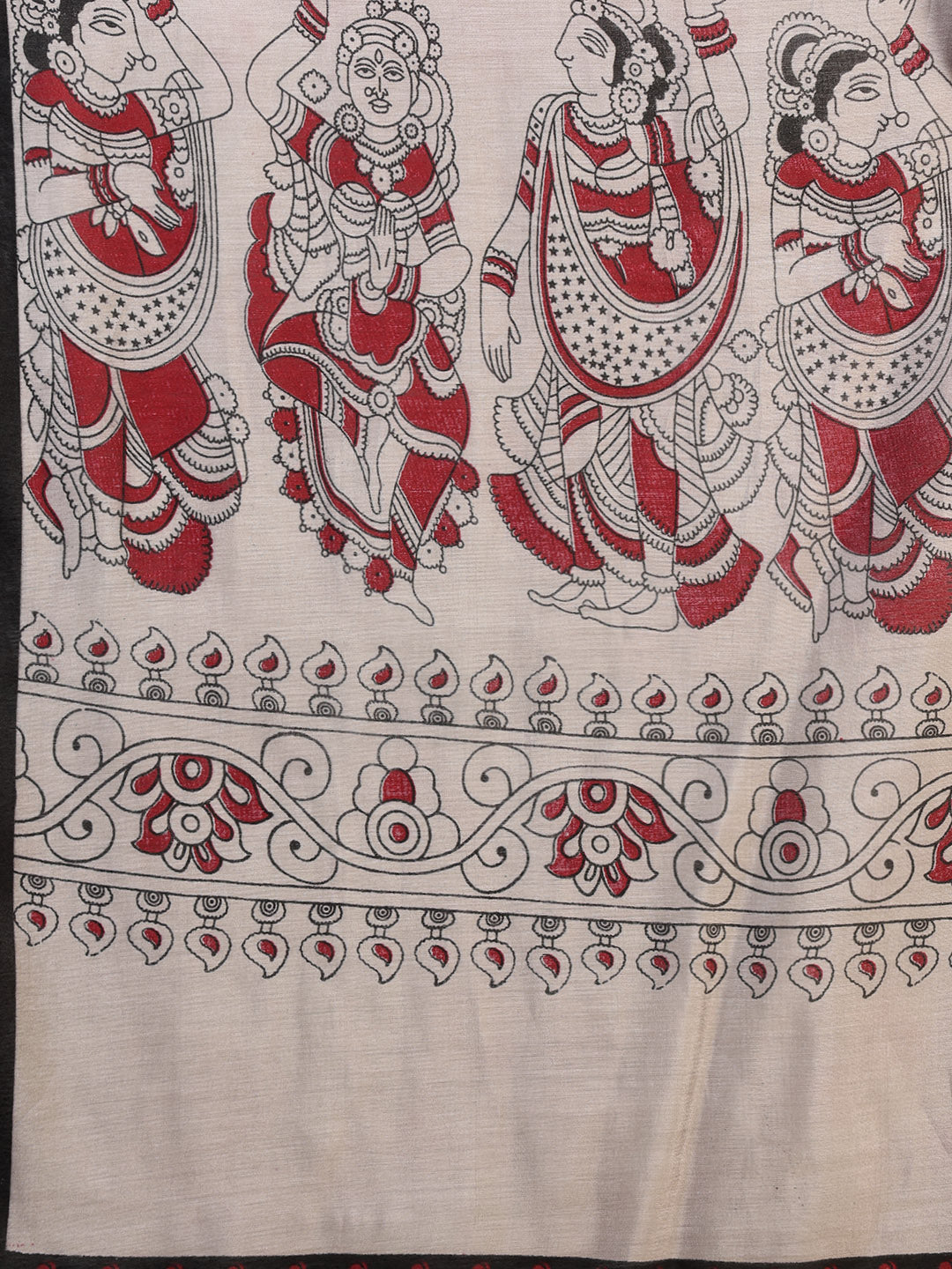 Floral Printed Art Silk Saree