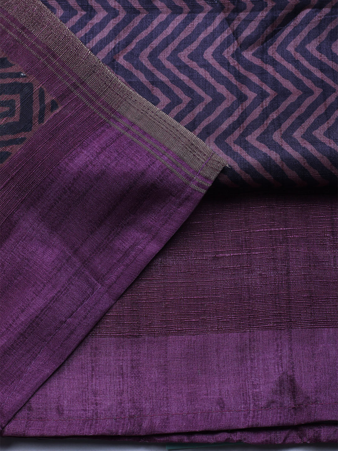 Printed Tussar Unstitched Suit With Dupatta