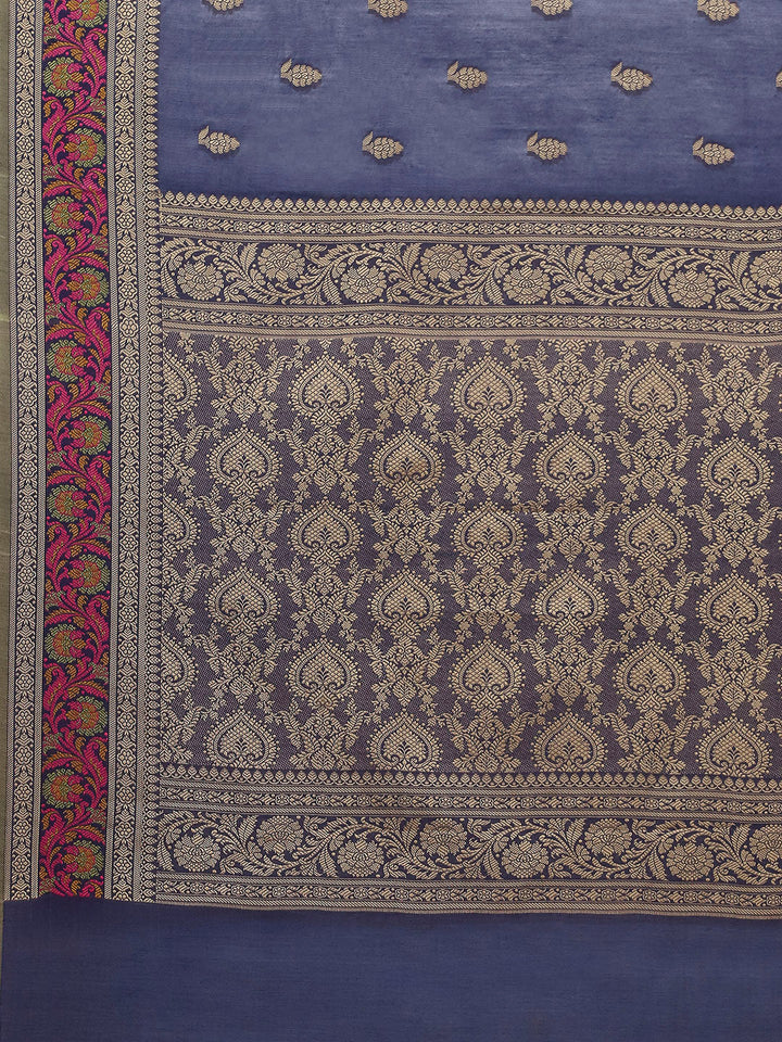 Resham Woven Design Cotton Blend Woven Saree