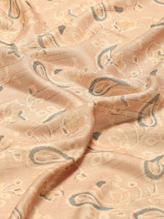 Digital Printed Tussar Woven Saree