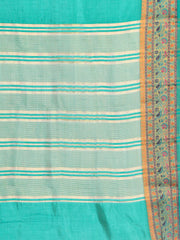 Zari Border Booti Woven Handloom Saree