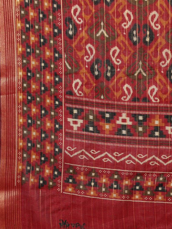 Digital Printed Art Silk Saree
