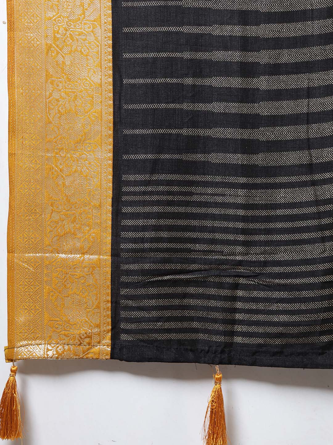 Abstract Printed Art Silk Saree