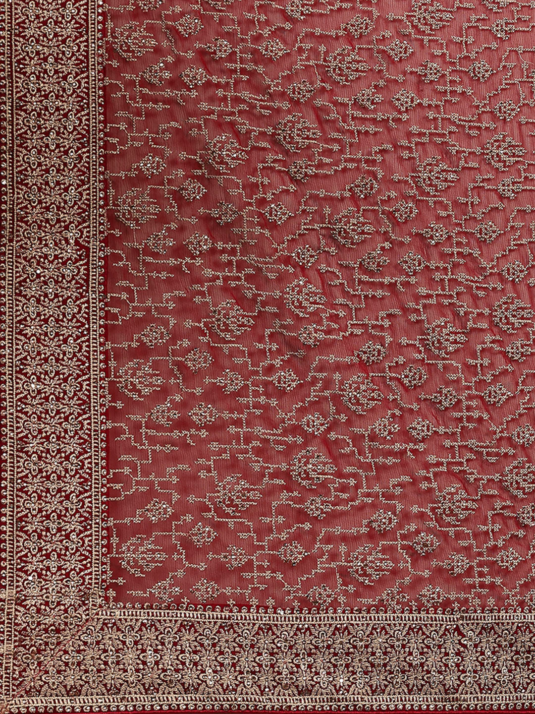 Embroidered Georgette Saree