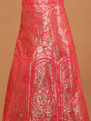 Banarasi Unstitched Choli With Lehenga & Dupatta