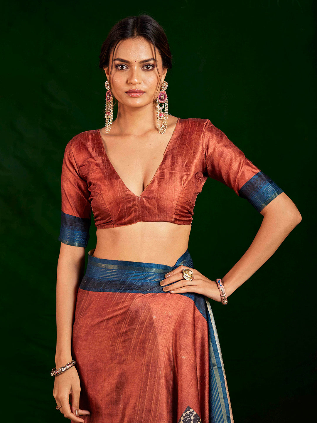 Printed Art Silk Saree