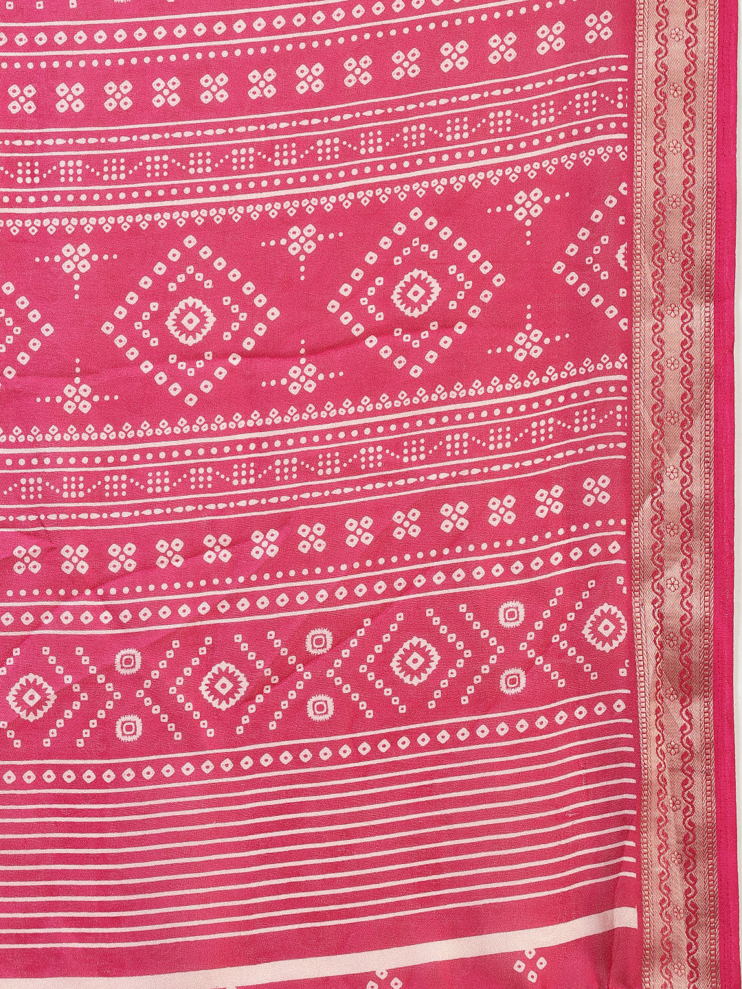 Digital Printed Georgette Saree
