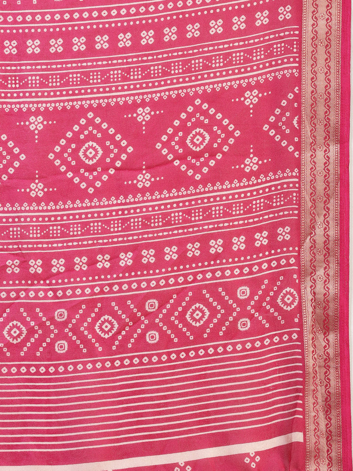 Digital Printed Georgette Saree
