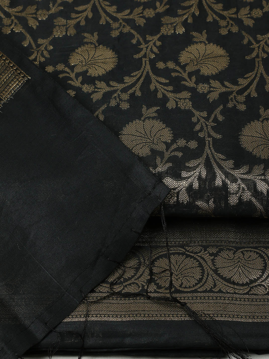 Woven Design Chanderi Unstitched Suit With Pant &amp; Dupatta