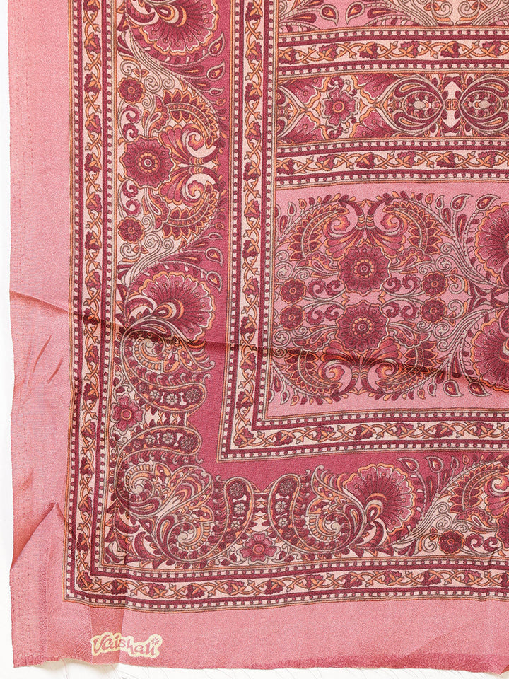 Digital Printed Crepe Saree