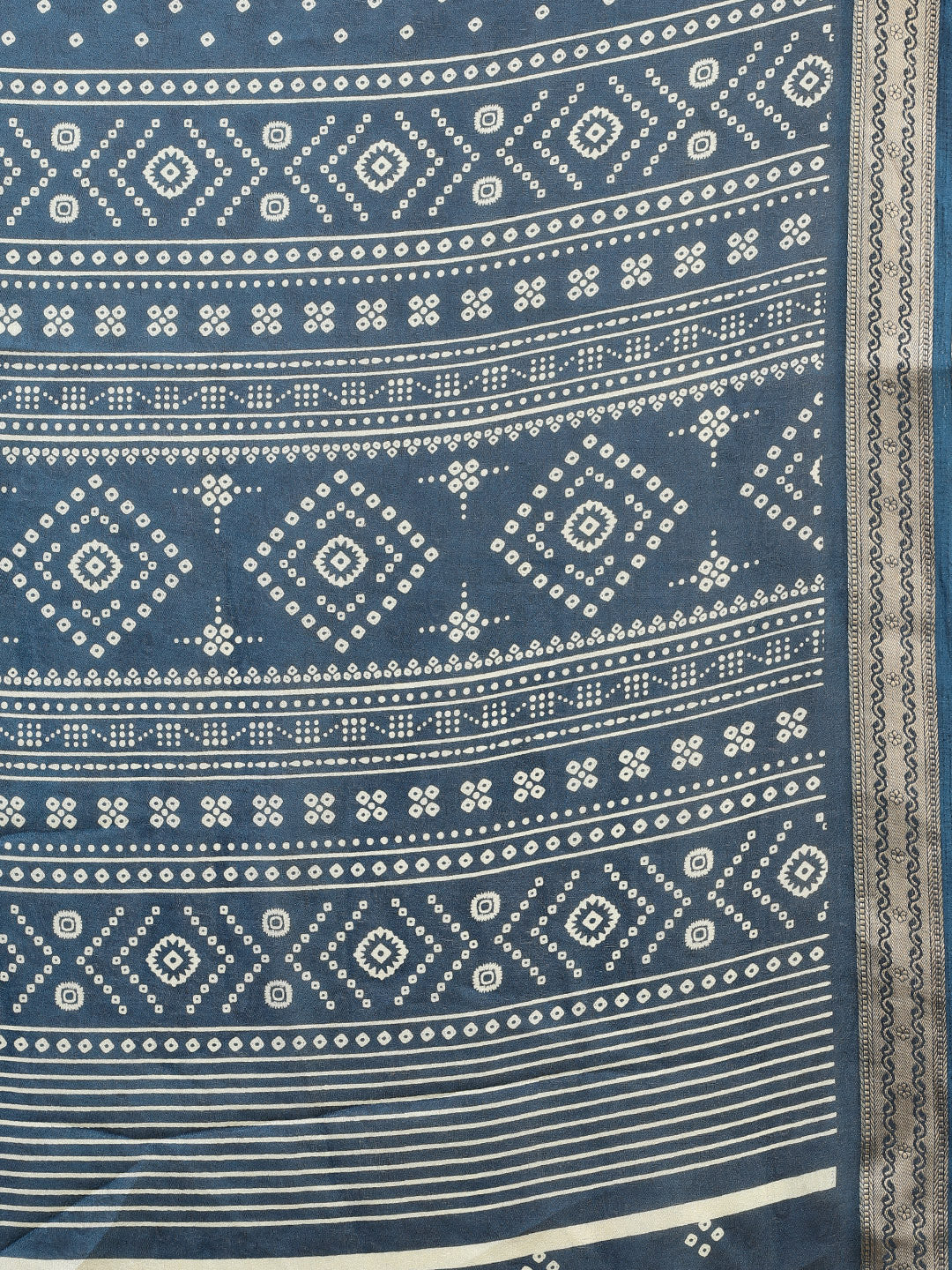 Digital Printed Georgette Saree