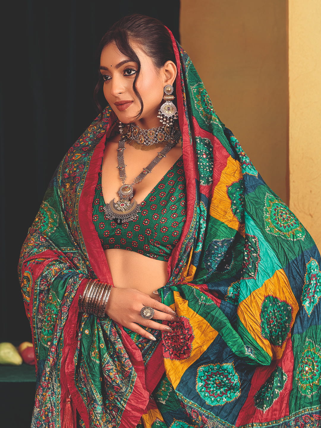 Printed Art Silk Saree