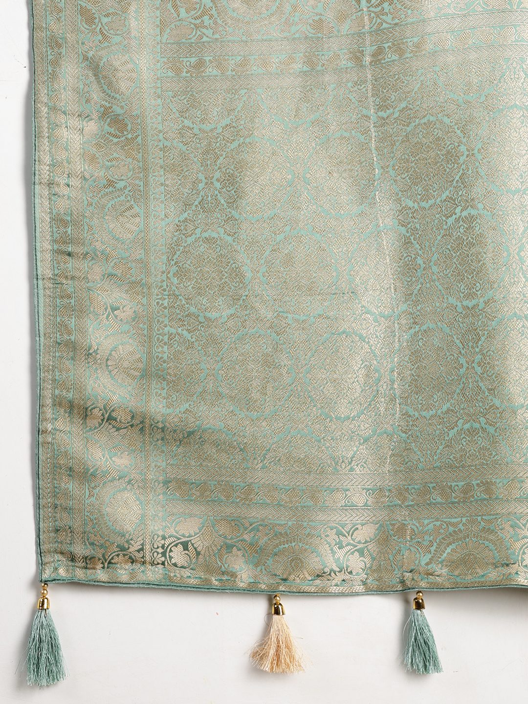 Woven Design Satin Saree