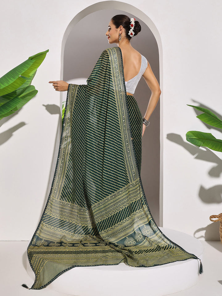 Lehriya Printed Georgette Saree