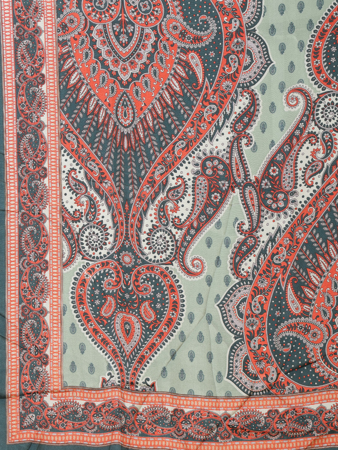 Digital Printed Crepe Saree