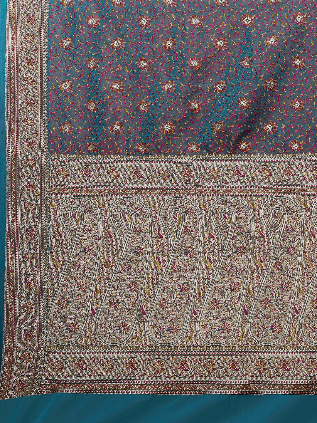 Jamavar Banarasi Woven Saree