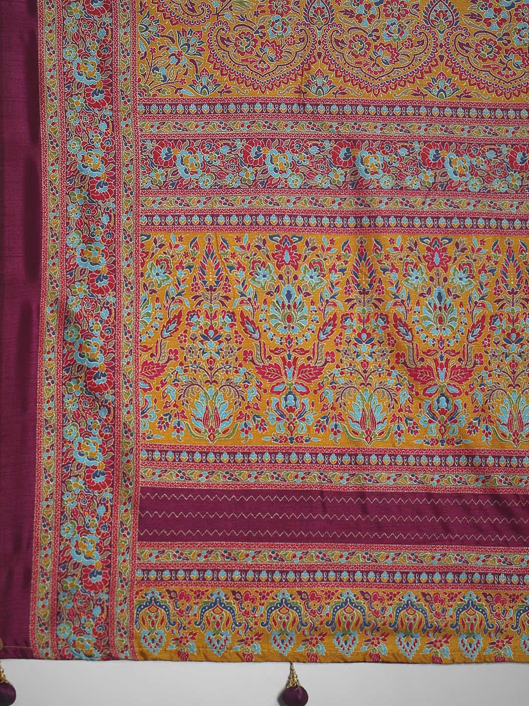 Digital Printed Art Silk Saree
