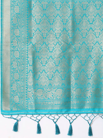 Zari Jaal Handloom Woven Saree