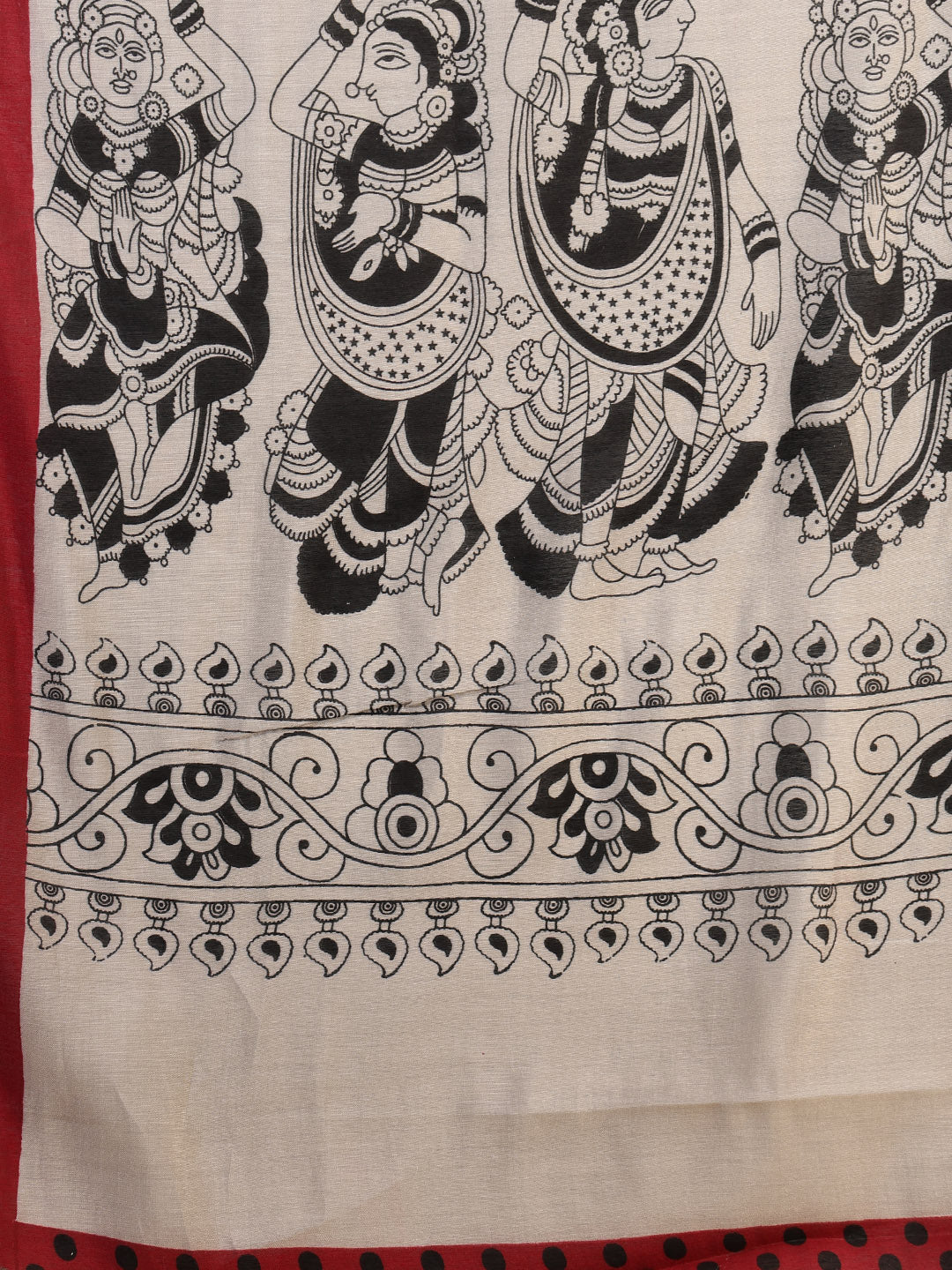 Floral Printed Art Silk Saree