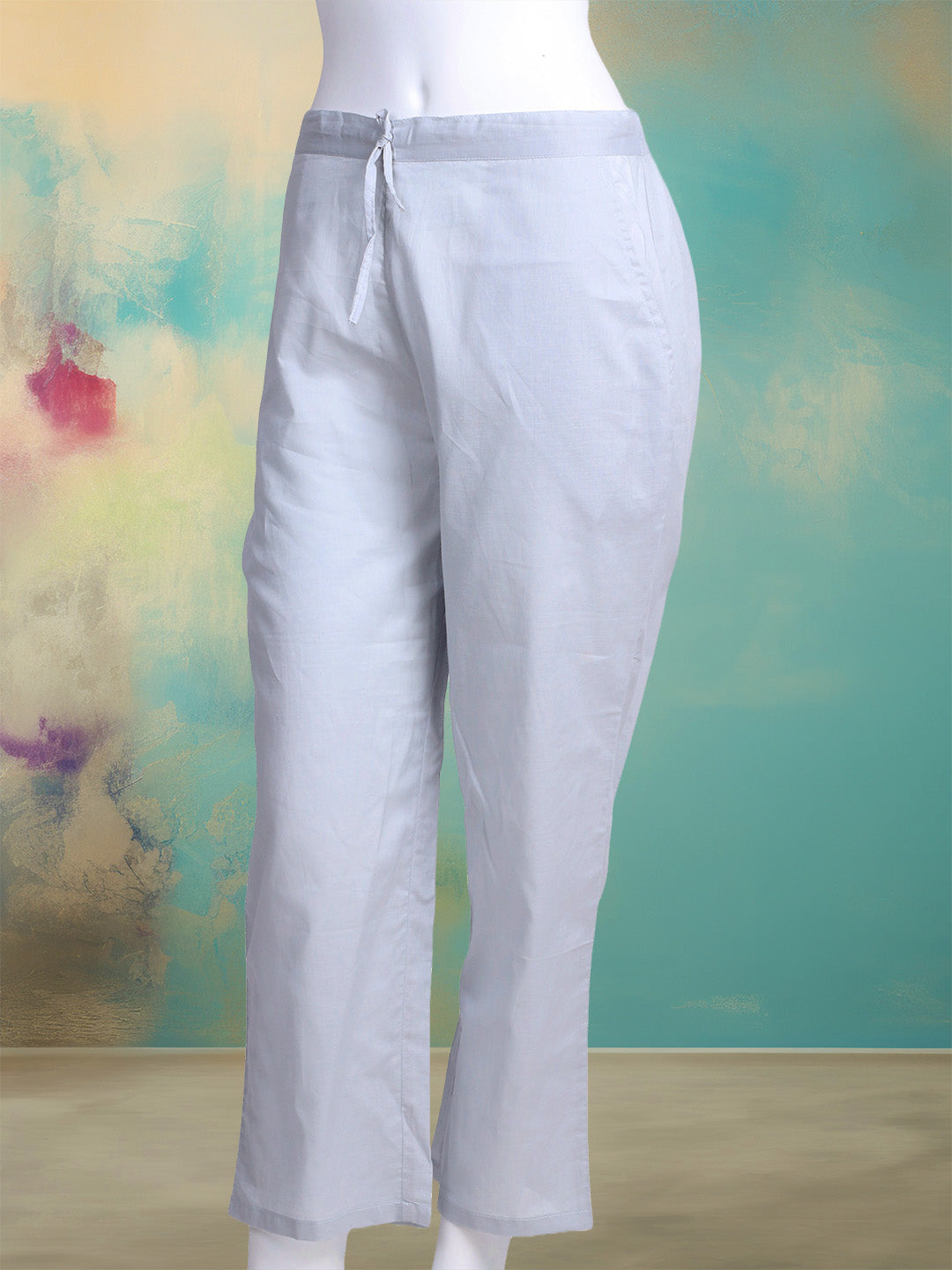Embroidered Chanderi Kurta With Pant & Dupatta