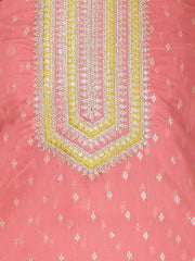 Neck Embroidered Unstitched Suit With Dupatta