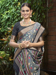 Digital Printed Art Silk Saree