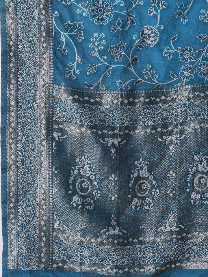 Zari Jaal Crepe Saree