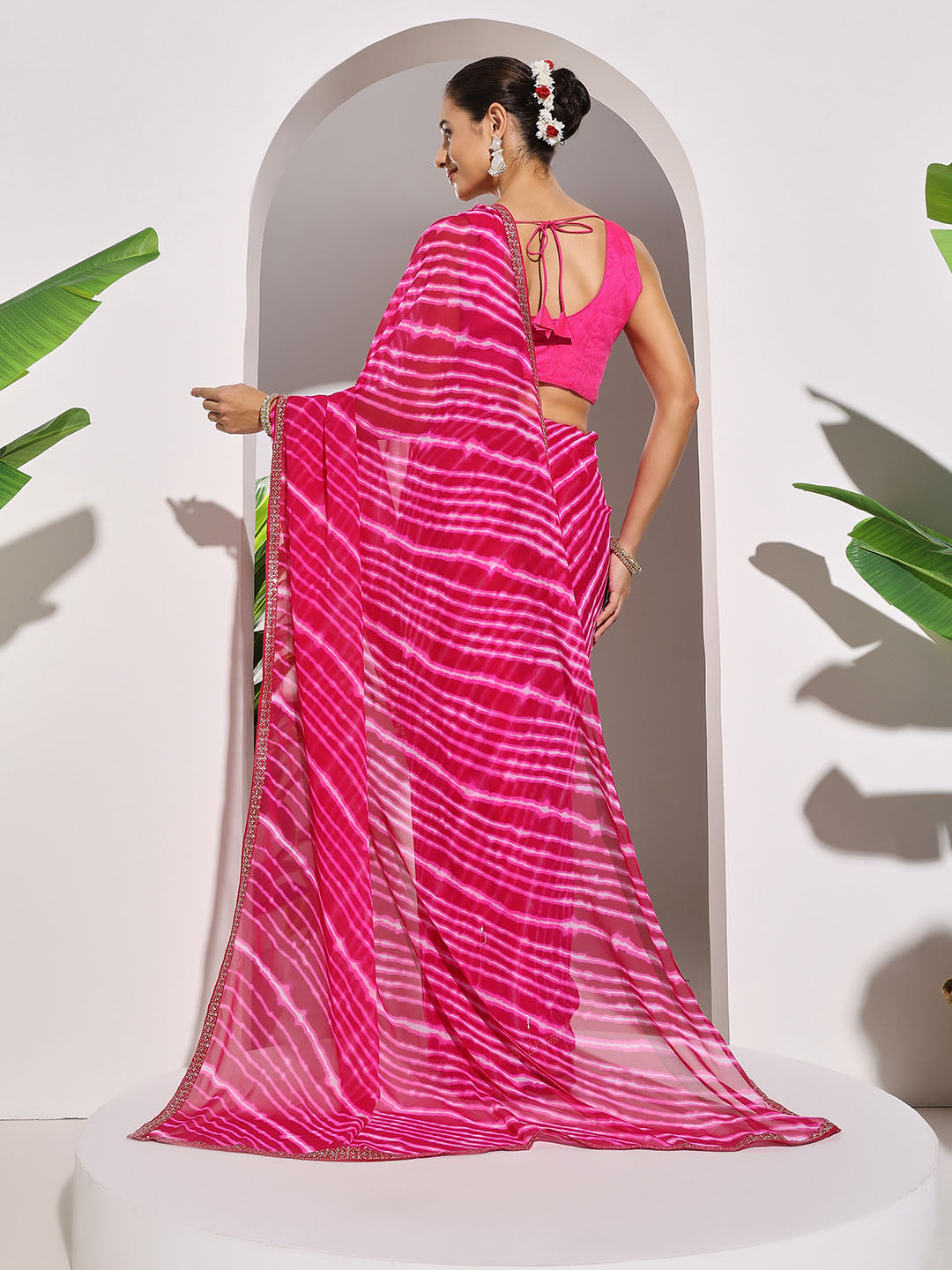 Printed Georgette Saree