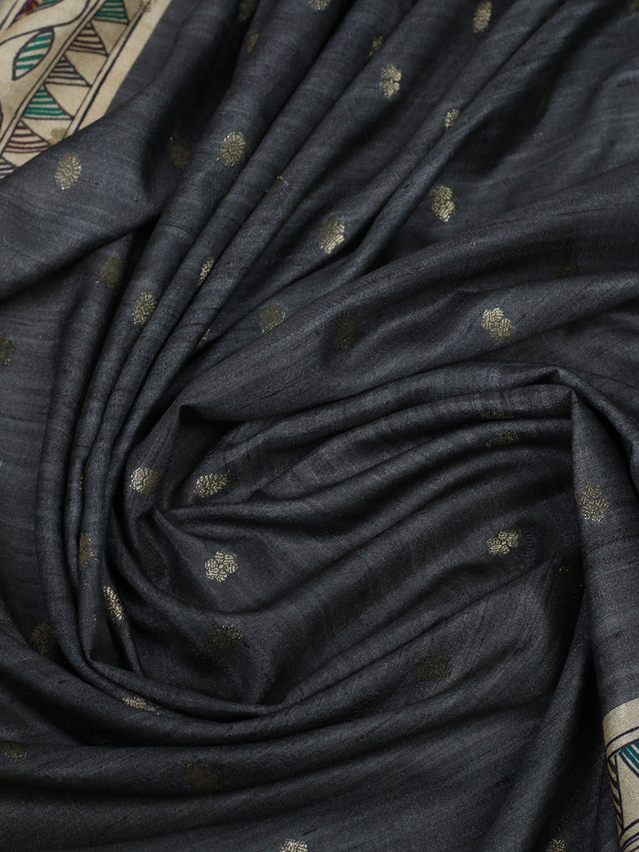 Printed &amp; Woven Design Art Silk Saree