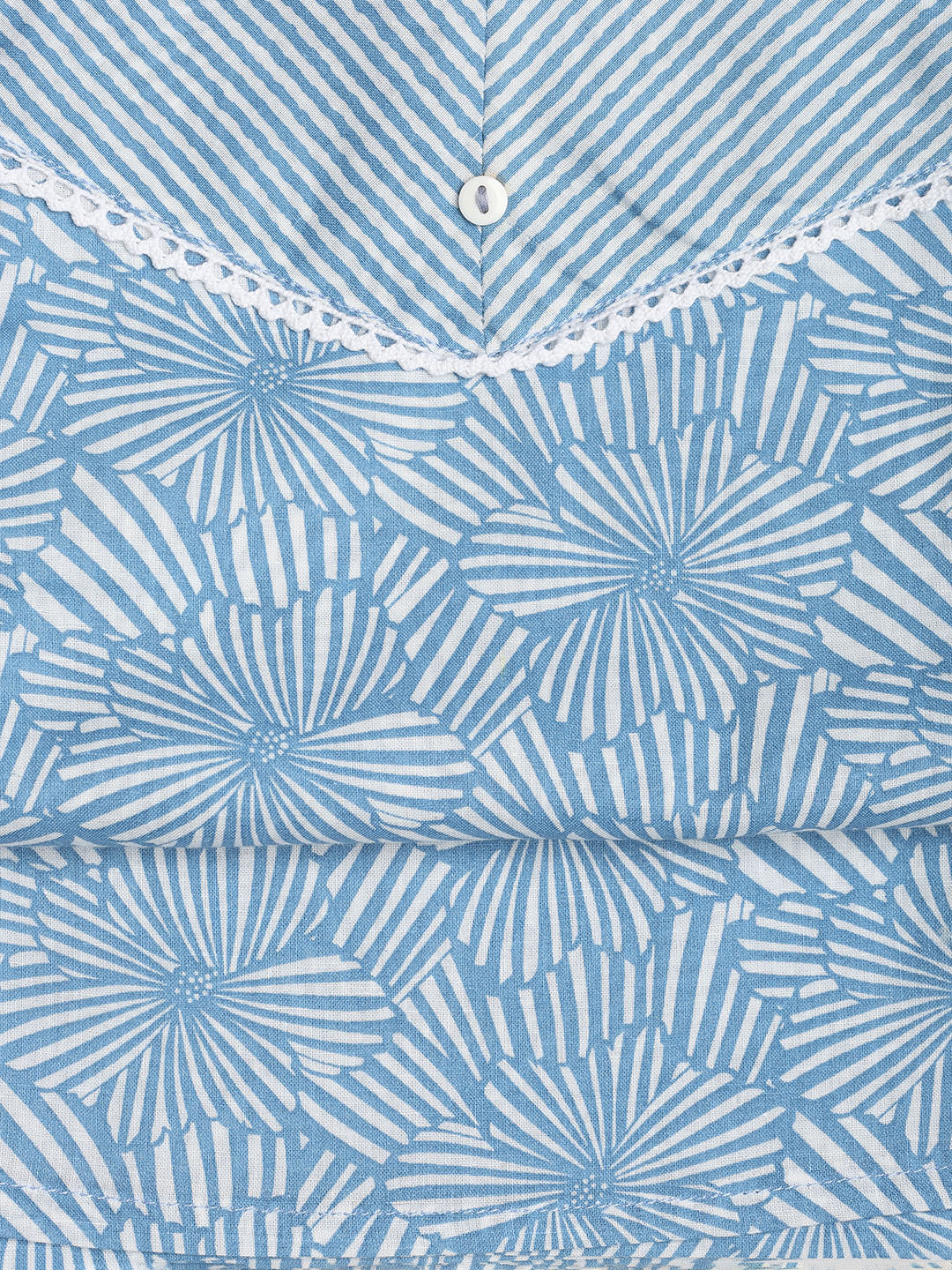 Printed Cotton Blend Unstitched Suit With Dupatta