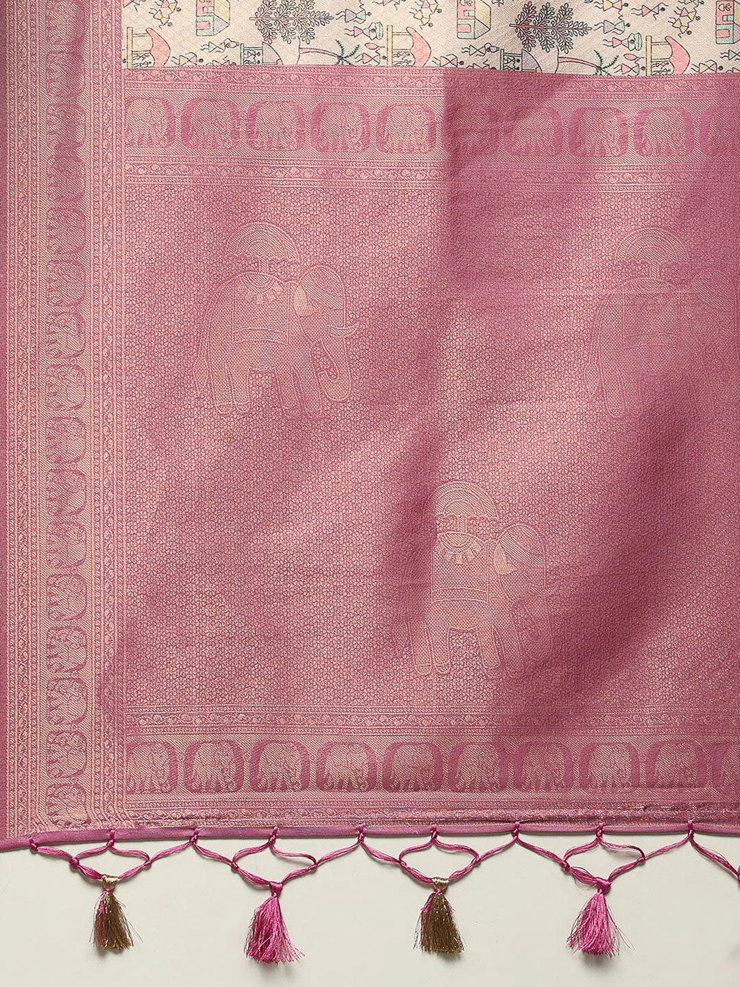 Digital Printed Art Silk Saree